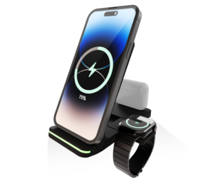 Coverzs 3 in 1 Foldable Wireless Charger voor Apple producten Coverzs 3 in 1 Foldable Wireless Charger voor Apple producten