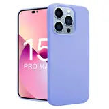 ShieldCase® iPhone 15 Pro Max silicone hoesje (paars)