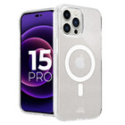 xoxo Wildhearts Xoxo WildHearts iPhone 15 Pro TPU MagSafe glitter case (transparant)