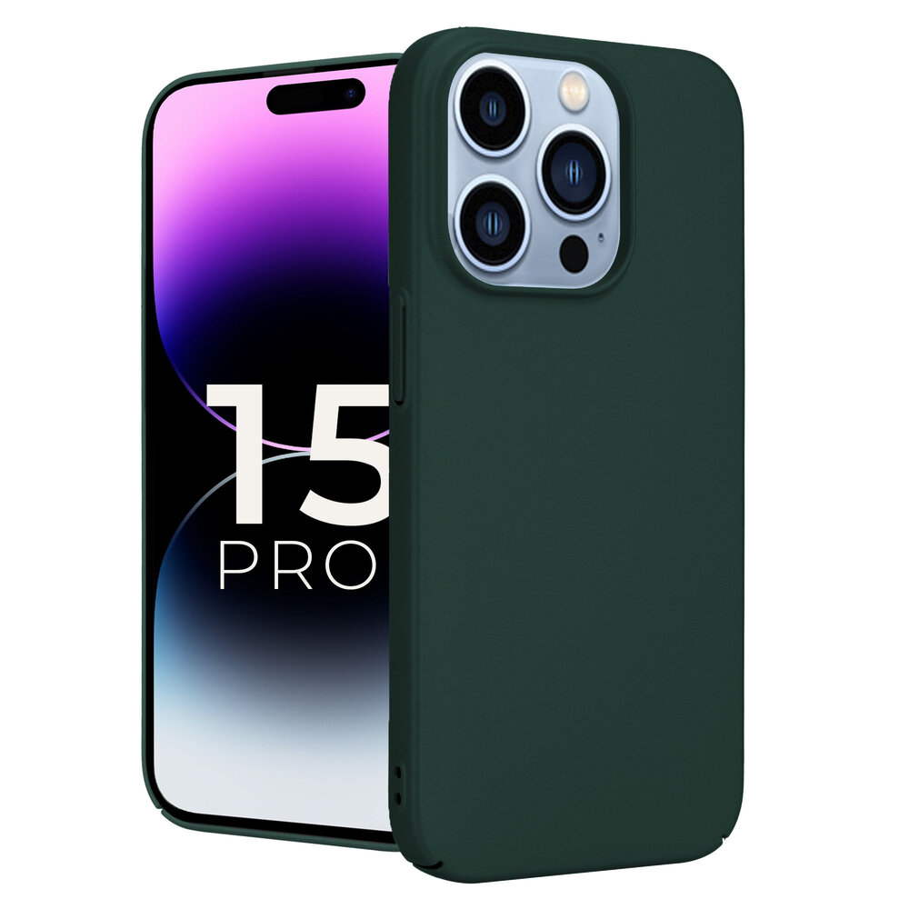 ShieldCase® ShieldCase iPhone 15 Pro Ultra thin case (groen) ShieldCase® ShieldCase iPhone 15 Pro Ultra thin case (groen)