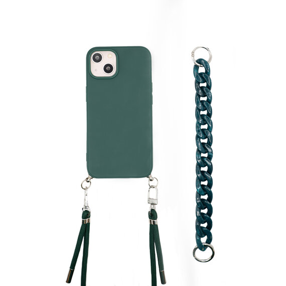 Telefoonhoesje met Koord - iPhone -iPhone X/XS - Zwart