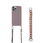 ShieldCase® Shieldcase iPhone 14 Pro hoesje met koord en ketting (pink sand)