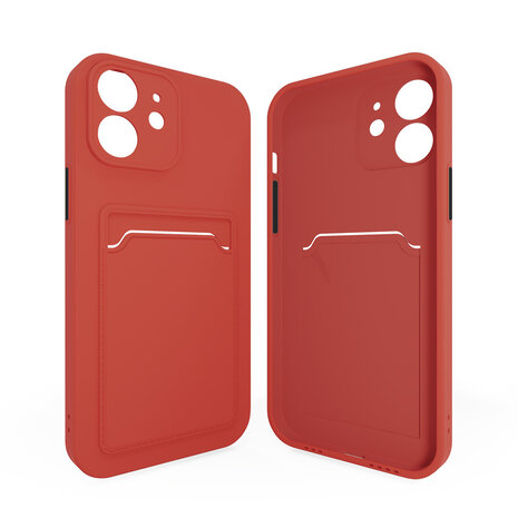 ShieldCase® ShieldCase iPhone 11 backcover hoesje met pashouder (terracotta) ShieldCase® ShieldCase iPhone 11 backcover hoesje met pashouder (terracotta)