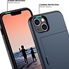 ShieldCase® ShieldCase iPhone 15 Kaarthouder case met slider (donkerblauw) ShieldCase® ShieldCase iPhone 15 Kaarthouder case met slider (donkerblauw)