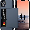 ShieldCase® ShieldCase iPhone 15 Kaarthouder case met slider (donkerblauw) ShieldCase® ShieldCase iPhone 15 Kaarthouder case met slider (donkerblauw)