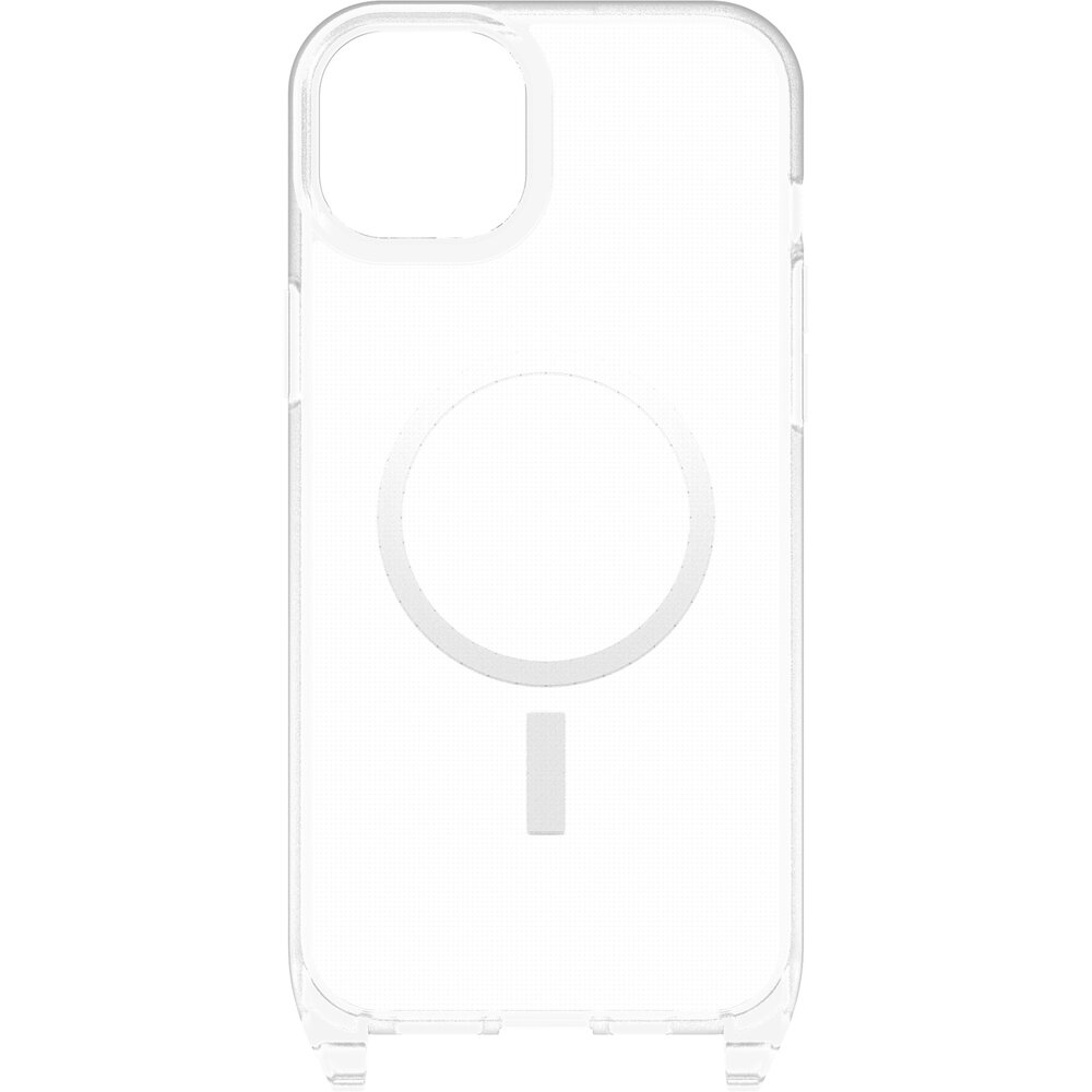 Otterbox OtterBox iPhone 15 plus React MagSafe hoesje met koord (transparant) Otterbox OtterBox iPhone 15 plus React MagSafe hoesje met koord (transparant)