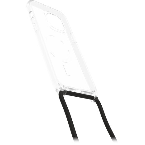 Otterbox OtterBox iPhone 15 plus React MagSafe hoesje met koord (transparant) Otterbox OtterBox iPhone 15 plus React MagSafe hoesje met koord (transparant)