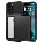 Spigen Spigen iPhone 15 Pro Slim Armor CS hoesje (zwart)