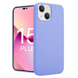 ShieldCase® iPhone 15 silicone hoesje (paars)
