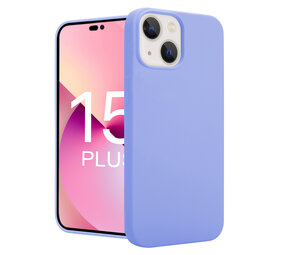 ShieldCase® iPhone 15 silicone hoesje (paars)