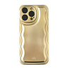 xoxo Wildhearts xoxo Wildhearts Wavy case Gold - iPhone 13 hoesje xoxo Wildhearts xoxo Wildhearts Wavy case Gold - iPhone 13 hoesje