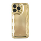 xoxo Wildhearts xoxo Wildhearts Wavy case Gold - iPhone 12 hoesje