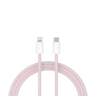 ShieldCase® ShieldCase USB-C naar Lightning kabel voor iPhone modellen 1 Meter (roze)