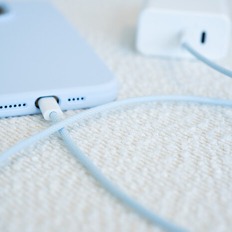 ShieldCase® ShieldCase USB-C naar Lightning kabel voor iPhone modellen 1 Meter (blauw) ShieldCase® ShieldCase USB-C naar Lightning kabel voor iPhone modellen 1 Meter (blauw)