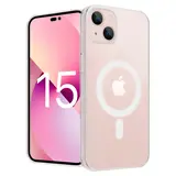 ShieldCase® iPhone 15 silicone hoesje met MagSafe (transparant)