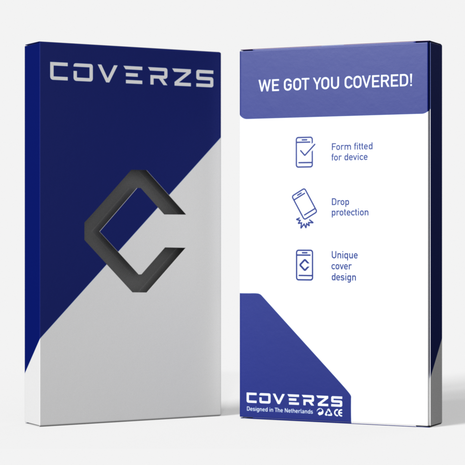 Coverzs Coverzs iPhone 15 Pro Max Solid silicone hoesje (zwart)