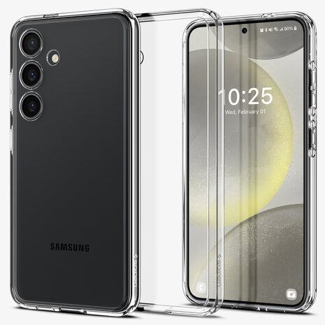 Spigen Samsung Galaxy S24 Plus Ultra Hybrid Crystal hoesje (transparant) -  Phone-Factory