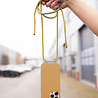 Coverzs Coverzs iPhone 15 silicone hoesje met koord (beige) Coverzs Coverzs iPhone 15 silicone hoesje met koord (beige)