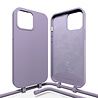 Coverzs Coverzs iPhone 15 silicone hoesje met koord (paars) Coverzs Coverzs iPhone 15 silicone hoesje met koord (paars)