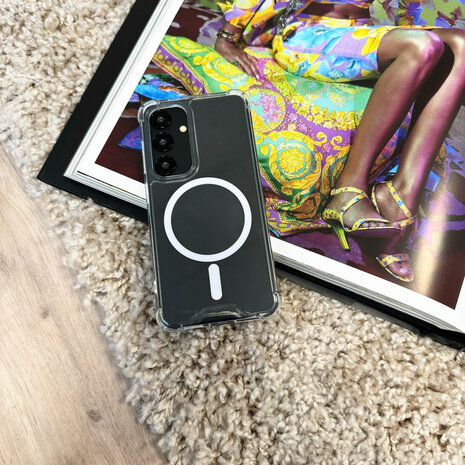 ShieldCase® ShieldCase Samsung Galaxy S24 MagSafe Shock case (transparant) ShieldCase® ShieldCase Samsung Galaxy S24 MagSafe Shock case (transparant)