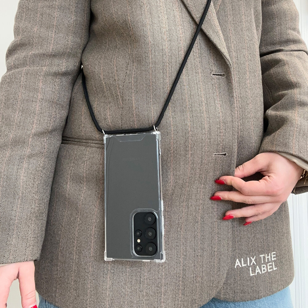 ShieldCase® ShieldCase Samsung Galaxy S24 Ultra Shock case met koord ShieldCase® ShieldCase Samsung Galaxy S24 Ultra Shock case met koord