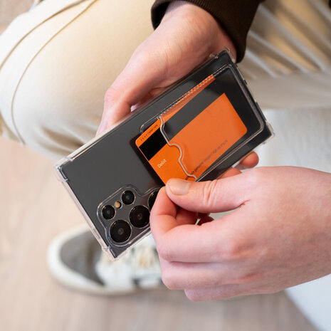 ShieldCase® ShieldCase Samsung Galaxy S24 Ultra Shock case met pasjeshouder ShieldCase® ShieldCase Samsung Galaxy S24 Ultra Shock case met pasjeshouder