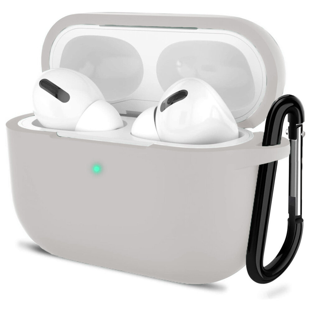 ShieldCase® Shieldcase Airpods Pro 2 silicone case (lichtgrijs)