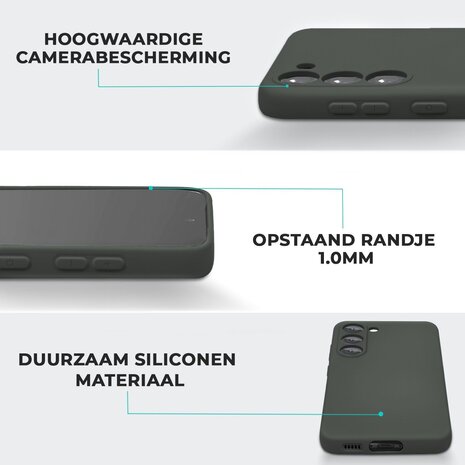 ShieldCase® ShieldCase Samsung Galaxy A25 silicone hoesje (donkergroen)