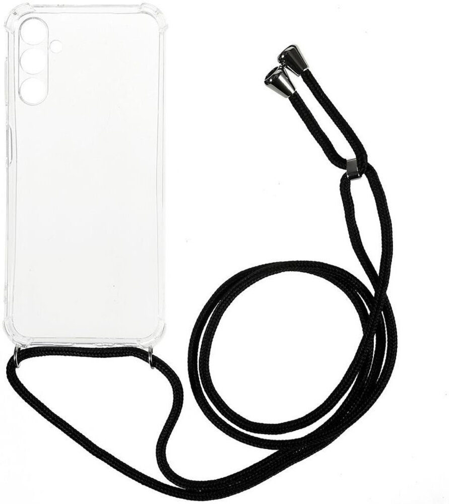 ShieldCase® ShieldCase Samsung Galaxy A55 Shock case met koord (transparant) ShieldCase® ShieldCase Samsung Galaxy A55 Shock case met koord (transparant)