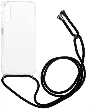 ShieldCase® ShieldCase Samsung Galaxy A55 Shock case met koord (transparant) ShieldCase® ShieldCase Samsung Galaxy A55 Shock case met koord (transparant)