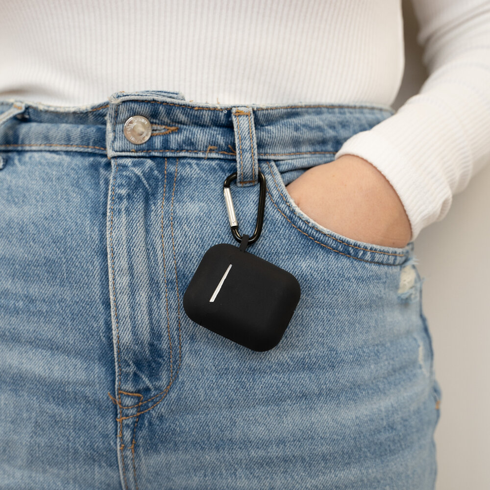 ShieldCase® Apple Airpods silicone case (zwart)