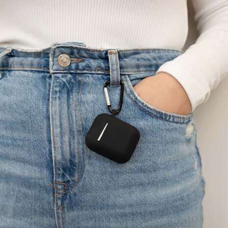 ShieldCase® Apple Airpods silicone case (zwart)