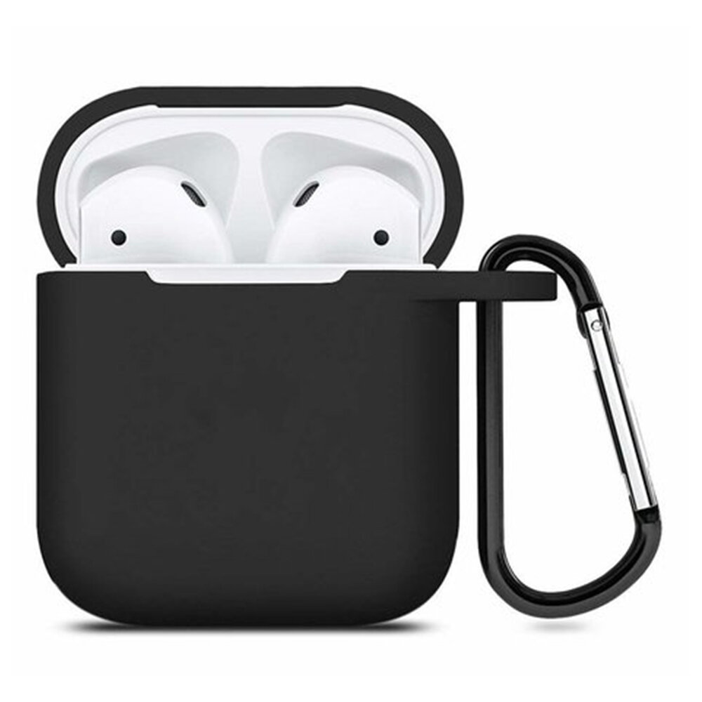 ShieldCase® Apple Airpods silicone case (zwart)