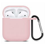 ShieldCase® Apple Airpods silicone case (licht roze)
