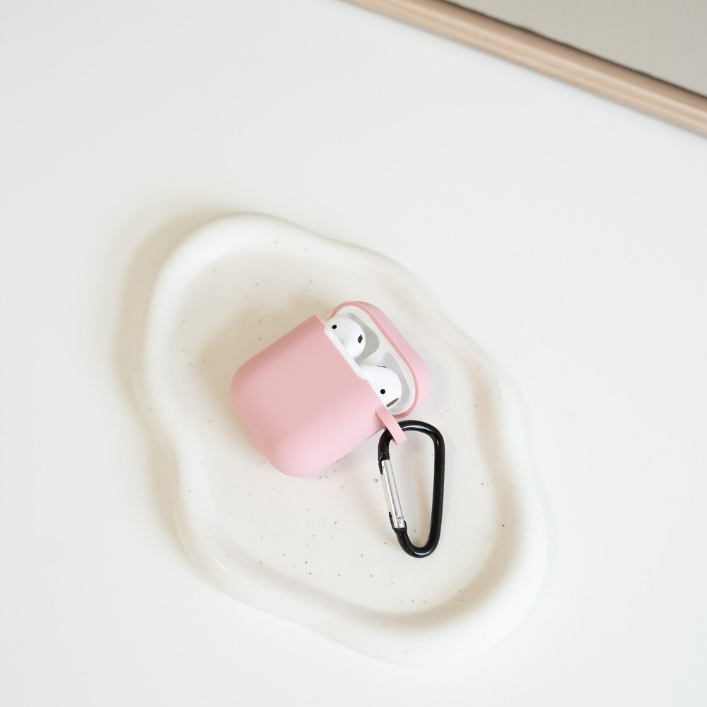 ShieldCase® Shieldcase Apple Airpods silicone case (licht roze)
