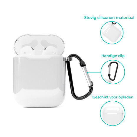 ShieldCase® Shieldcase Airpods silicone case doorzichtig