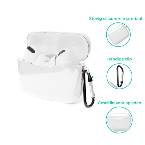 ShieldCase® Shieldcase Airpods Pro silicone case (transparant)