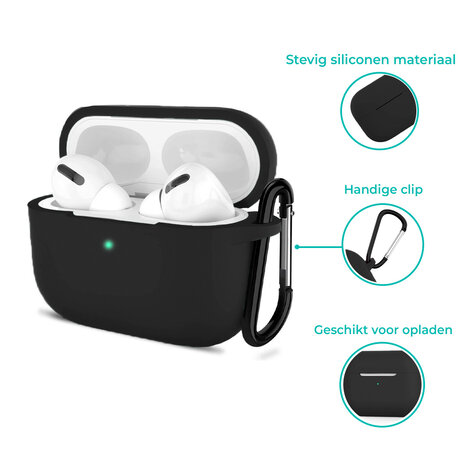 ShieldCase® Shieldcase Airpods Pro silicone case (zwart)