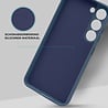 ShieldCase® ShieldCase Samsung Galaxy A35 siliconen hoesje (donkerblauw)