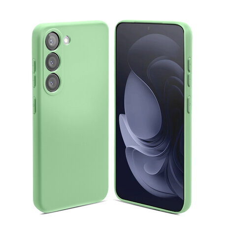 ShieldCase® ShieldCase Samsung Galaxy A35 siliconen hoesje (lichtgroen)