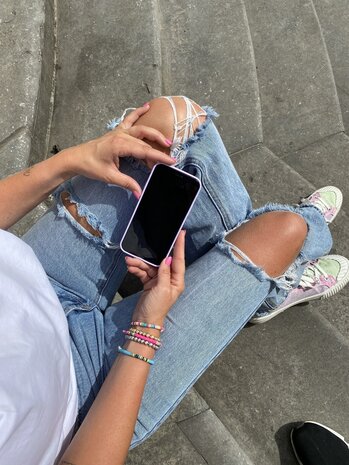 Coverzs Coverzs Pastel siliconen hoesje iPhone 11 Pro (paars)