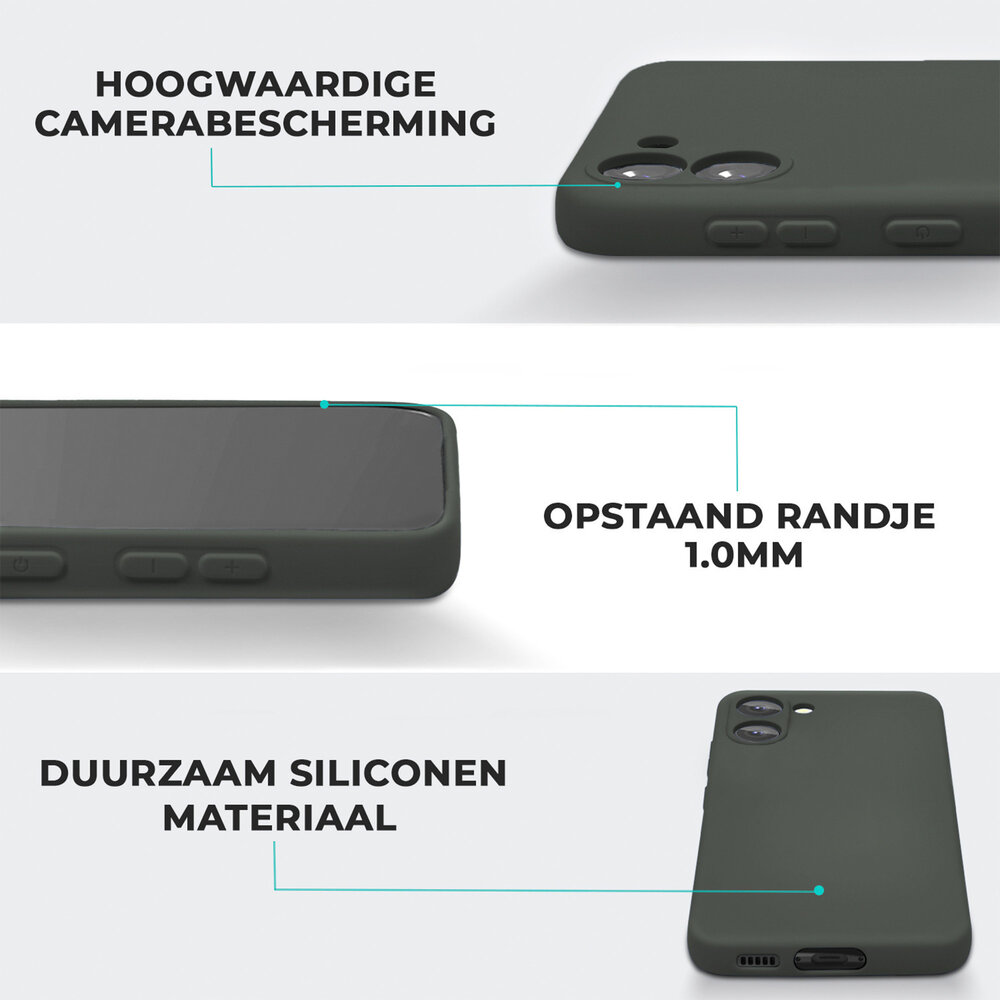 ShieldCase® ShieldCase Samsung Galaxy A05s siliconen hoesje (donkergroen)