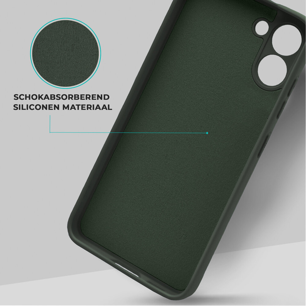 ShieldCase® ShieldCase Samsung Galaxy A05s siliconen hoesje (donkergroen)