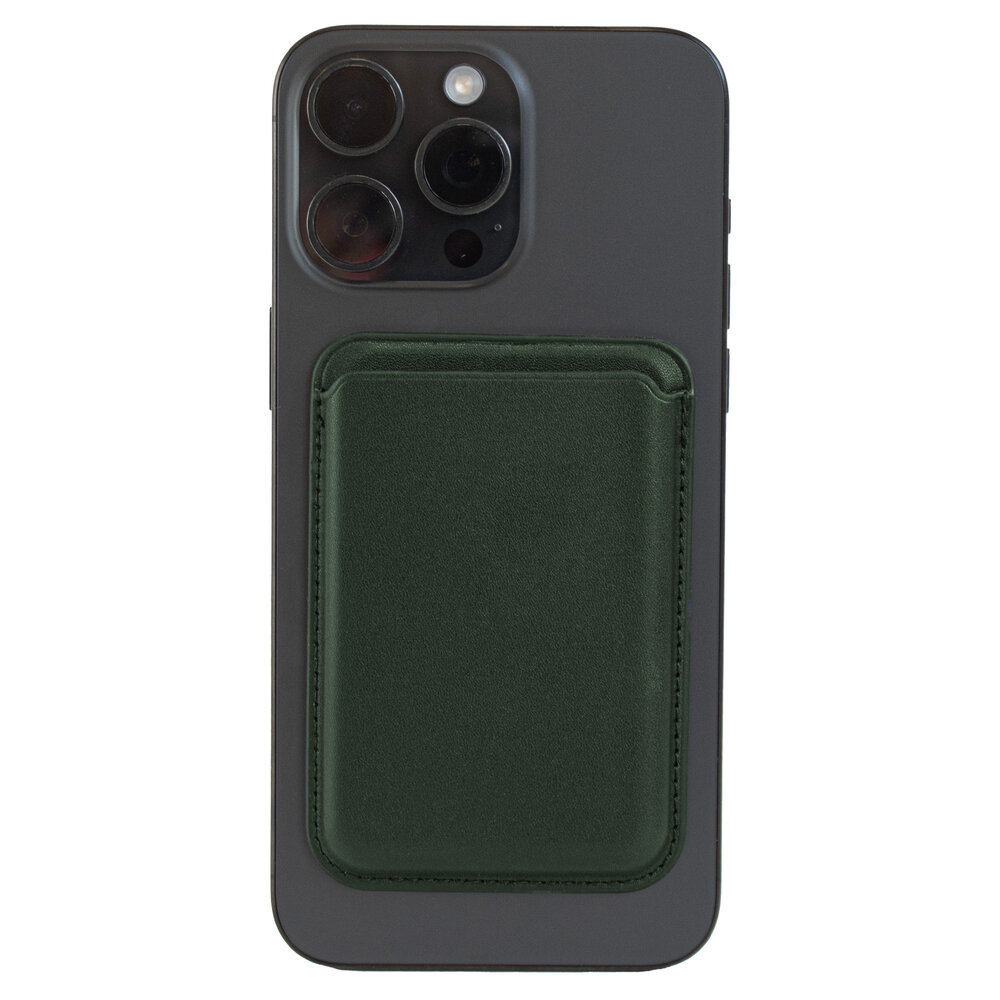 Coverzs Coverzs luxe MagSafe wallet (donkergroen) Coverzs Coverzs luxe MagSafe wallet (donkergroen)