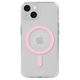Holdit Holdit iPhone 13 siliconen MagSafe hoesje (transparant/roze)