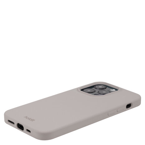 Holdit Holdit iPhone 15 Pro Max siliconen hoesje (Taupe)