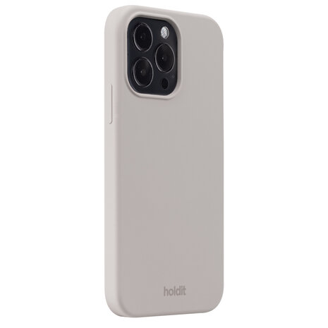 Holdit Holdit iPhone 15 Pro Max siliconen hoesje (Taupe)