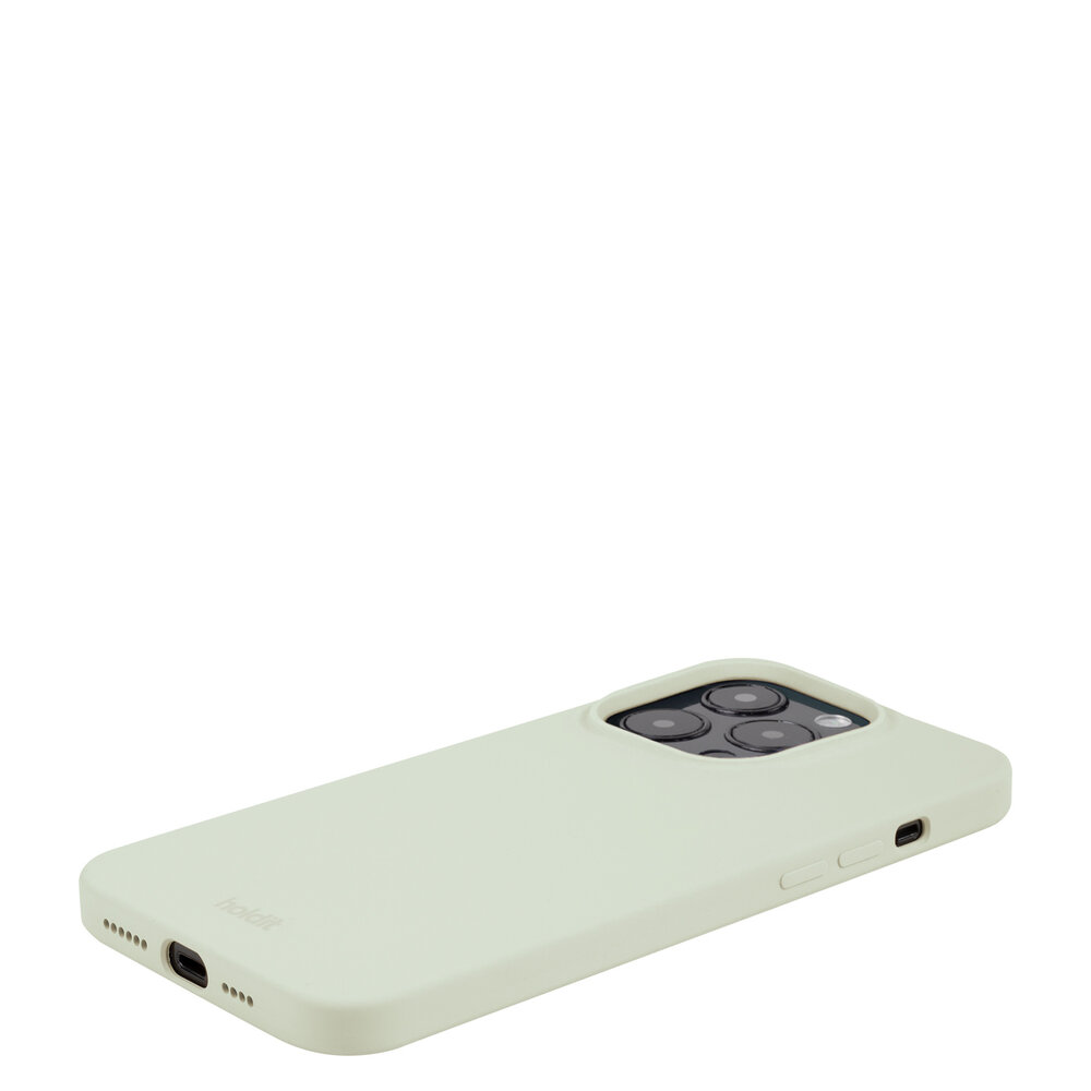 Holdit Holdit iPhone 15 Pro siliconen hoesje (White Moss)