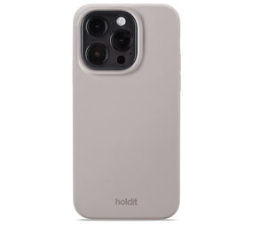 Holdit Holdit iPhone 15 Pro siliconen hoesje (Taupe)