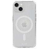 Holdit Holdit iPhone 15 siliconen MagSafe hoesje (transparant/wit)